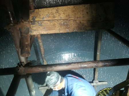 耐氫氟酸防腐重涂料施工現(xiàn)場(chǎng) 耐氫氟酸防腐重涂料施工現(xiàn)場(chǎng)